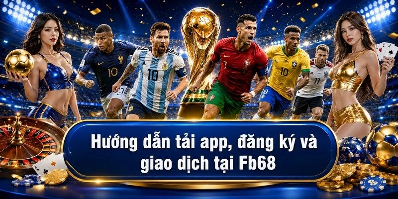 Hướng dẫn tải app, đăng ký và giao dịch tại Fb68